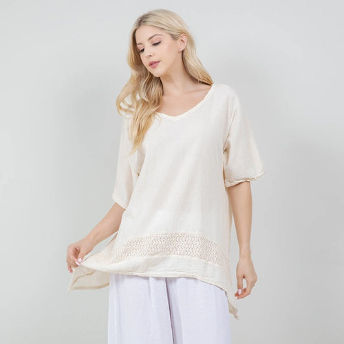 Cynthia Top 100% Cotton Gauze