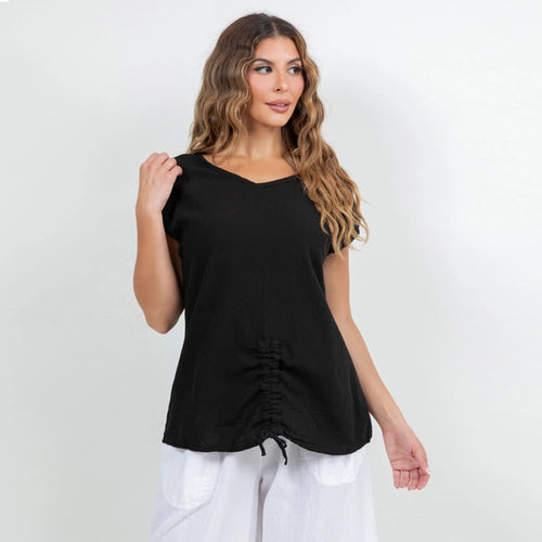Camie Top 100% Cotton Gauze One Size