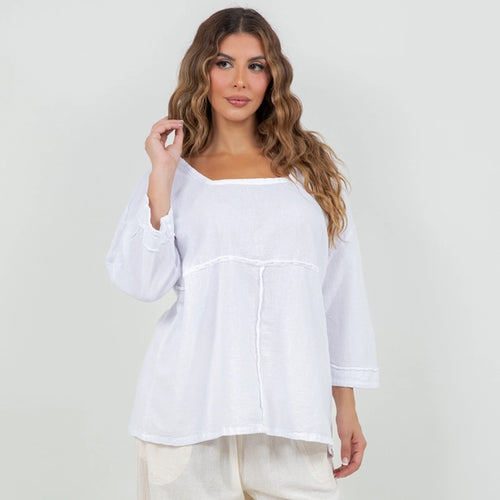 Elena Top 100% Cotton Gauze