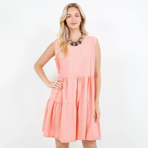 Anjanette Dress 100% Cotton Gauze